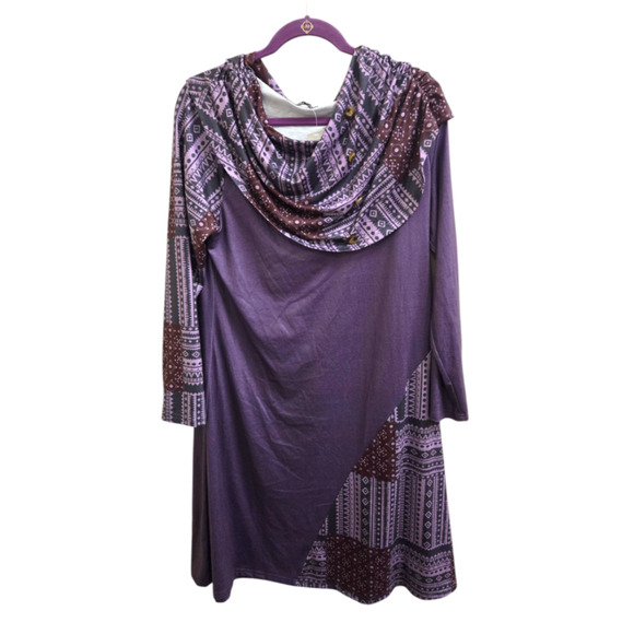 Excellent L Purple Noracora Dress - Picture 1 of 1